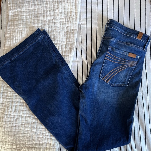 7 For All Mankind Denim - Women's Blue Jeans